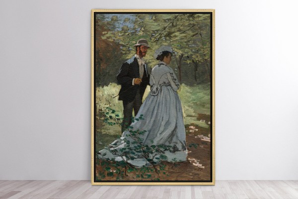 BAZILLE AND CAMILLE - CLAUDE MONET