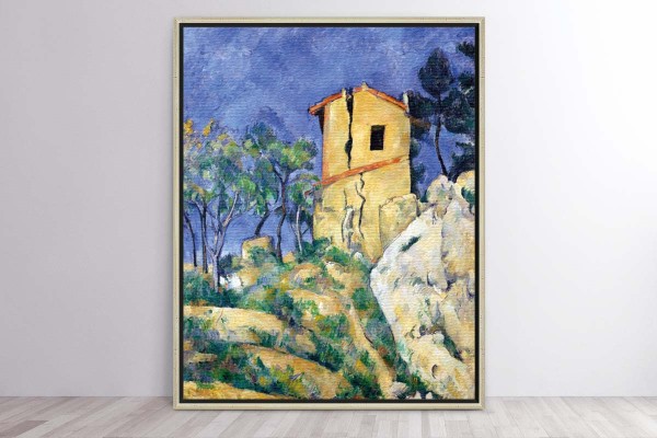 THE HOUSE WITH THE CRACKED WALLS - PAUL CEZANNE