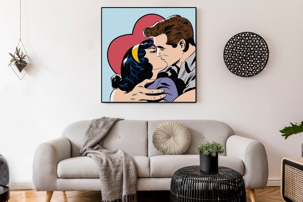 Πίνακας καμβάς POP ART ΦΙΛΙ