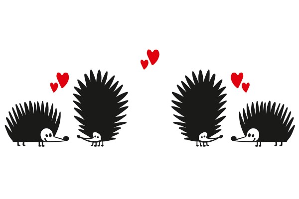 HEDGEHOGS IN LOVE