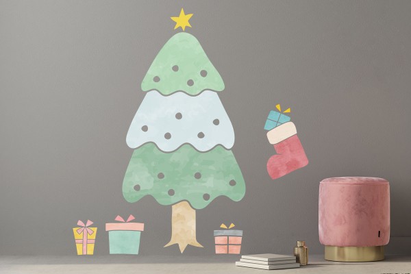 ΖΩΓΡΑΦΙΣΤΟ ΧΡΙΣΤΟΥΓΕΝΝΙΑΤΙΚΟ ΔΕΝΤΡΟ