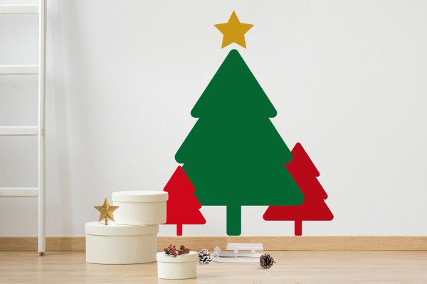 Αυτοκόλλητο CHRISTMAS TREES
